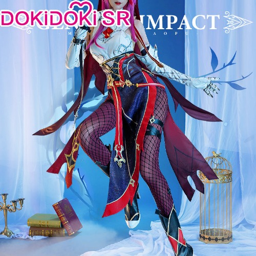 【Size S Ready For Ship】DokiDoki-SR Game Genshin Impact Cosplay Rosaria Costume Women | L