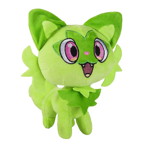 1PCS Stuffed Animal Toy for Kids,9 Inch Cute Plushie Toy Cartoon Plush Doll,Soft Lumbar Back Cushion Pillow Birthday Easter Children's Day Gift(Green) - Green