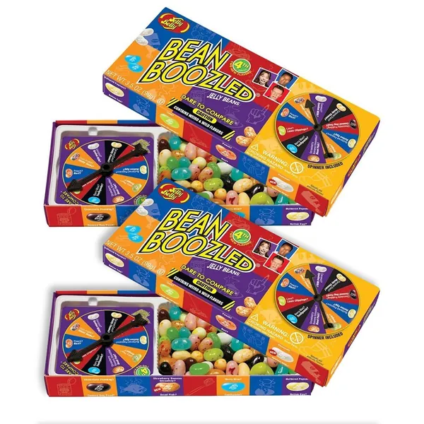 (Set/2) Jelly Belly Bean Boozled Jelly Beans Gift Box - Wild & Weird Flavors - 