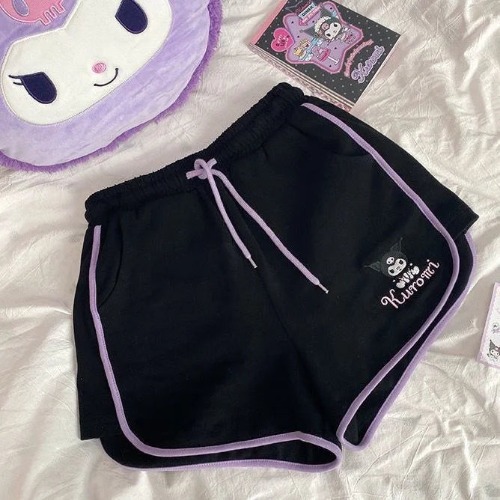 Kawaii Athletic Shorts - Black / S