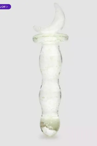 Lovehoney Sensual Glass Glow-in-the-Dark Dildo