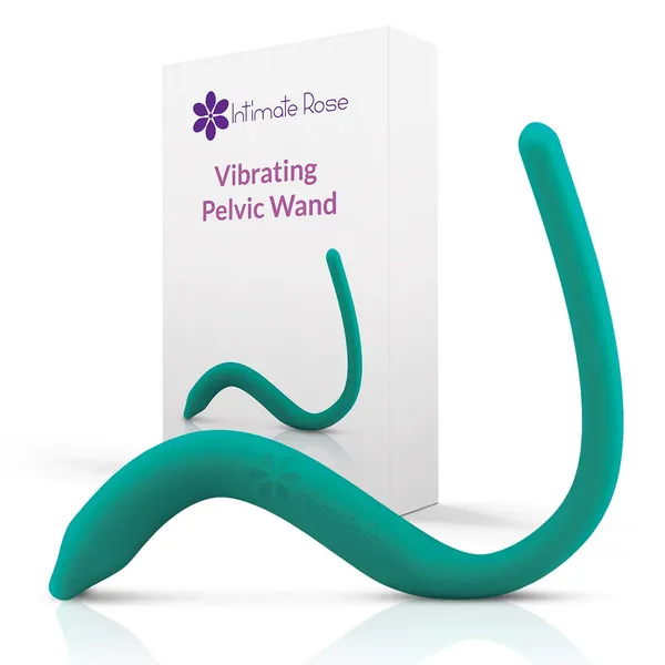 IntimateRose Pelvic Wand with Vibration for Pelvic Muscle Pain Relief - Pelvic Physical Therapy Use for Trigger Point & Tender Point Release – Men & Women - 