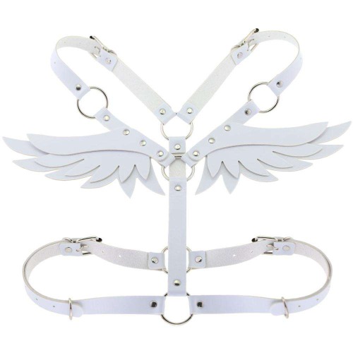 Angel Wings Body Harness - White