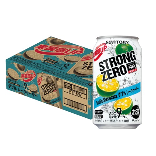 Strong Zero Double Shekwasha 350ml Can x24 (Case)
