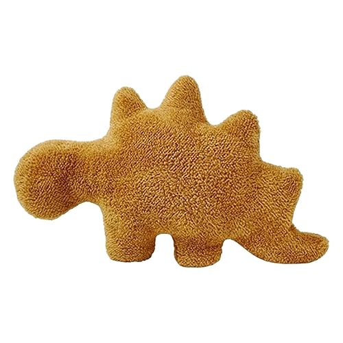 FOHYLOY Dino Chicken Nugget Plush Toy, Dino Nugget Pillow, Dinosaur Stuffed Toy Plush Toy Doll, Cute Stuffed Animal Birthday Decorations Suitable for Boys and Girls (Stegosaurus)