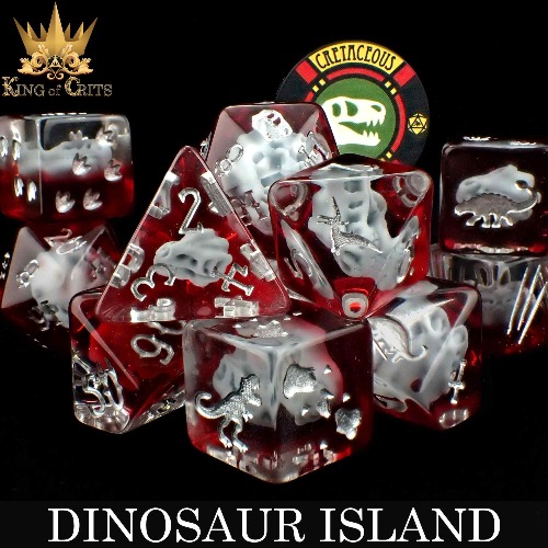 Dinosaur Island 11 Dice Set
