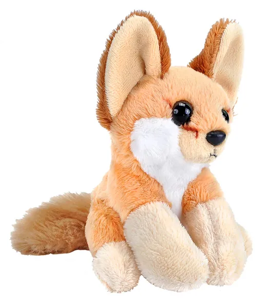 Wild Republic Pocketkins Fennec Fox Stuffed Animal, Five Inches, Gift for Kids, Plush Toy, Fill is Spun Recycled Water Bottles - 