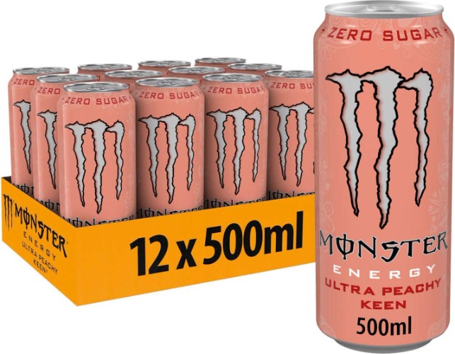 Monster Energy: Ultra Peachy Keen 12-pack
