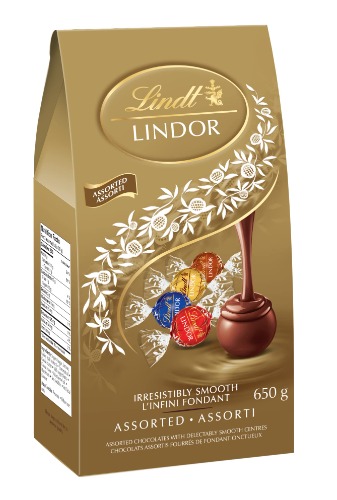 Lindt LINDOR Assorted Chocolate Truffles, 650-Gram Bag - 650 g (Pack of 1) Chocolate Truffles Assorted Truffle
