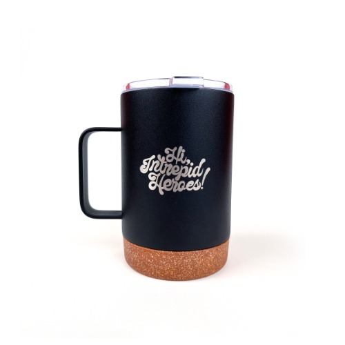 Hi Intrepid Heroes Travel Mug