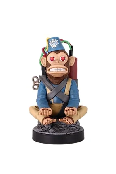 Exquisite Gaming - Cable guy Monkey Bomb, soporte de sujeción y carga para mando de consola y/o smartphone. Licencia oficial Call of Duty