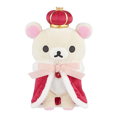 Rilakkuma 20th Anniversary Edition Korilakkuma San-X Original Cape and Crown Plush - Korilakkuma