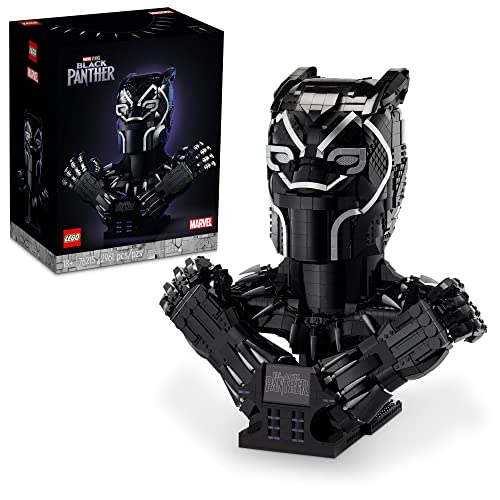 LEGO Marvel Black Panther, King T’Challa Model Building Kit, 76215 Collectible Wakanda Forever Memorabilia, Super Hero Set for Adults and Teens, Avengers Infinity Saga