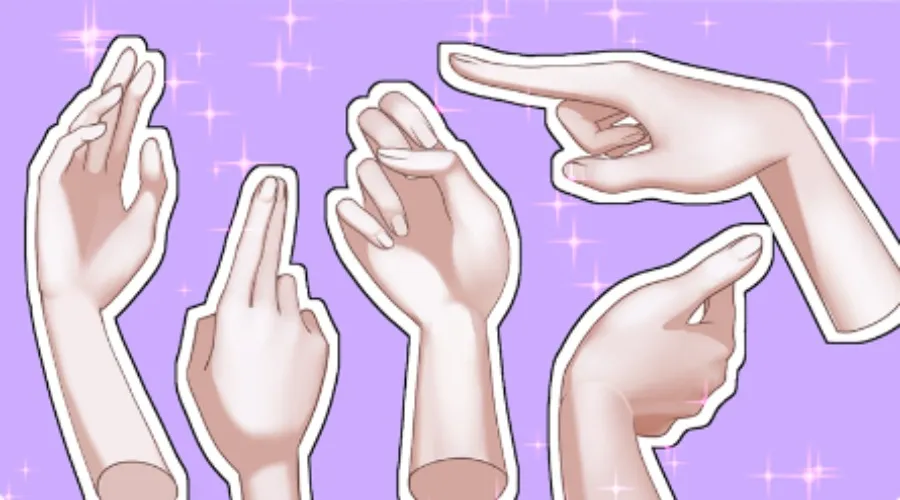 Hand Assets for Live2d