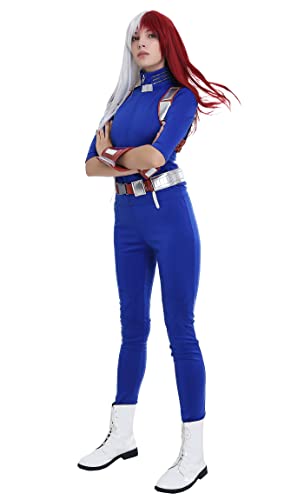 miccostumes Women's Anime Female Hero Cosplay Costume Uniform Outfit - Small - Blue