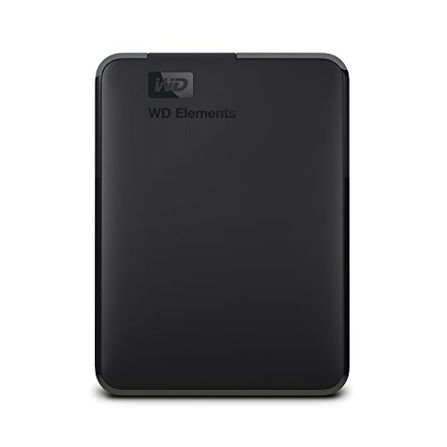 WD 4TB Elements Portable External Hard Drive for Windows, USB 3.2 Gen 1/USB 3.0 for PC & Mac, Plug and Play Ready - ‎WDBU6Y0040BBK-WESN - 4TB - HDD