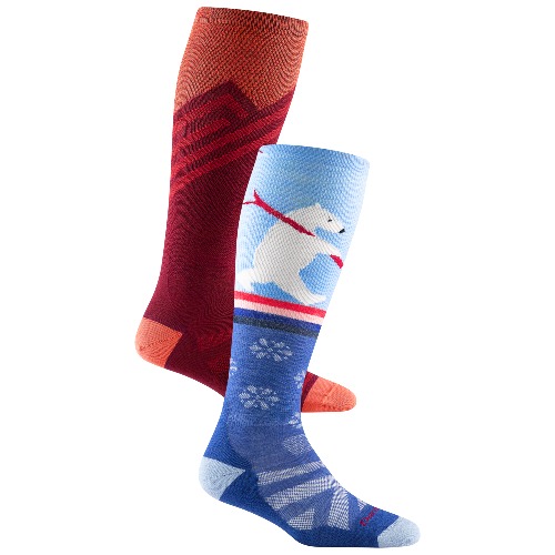 Women's Polar Peaks Ski & Snowboard 2-Pack | Burgundy/Stellar / M