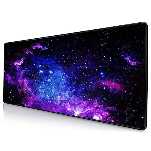 TEKXDD Mouse Pad, Extended Mouse Mat Gaming XXL (800mm*400mm) Non-Slip Rubber Base, Mousepad for Computers, PC, Laptop and Office - Purple