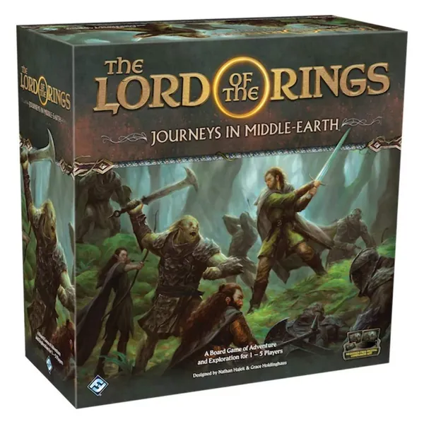 Fantasy Flight Games The Lord of The Rings: Journeys in Middle-Earth, Multicolor, Standard - 