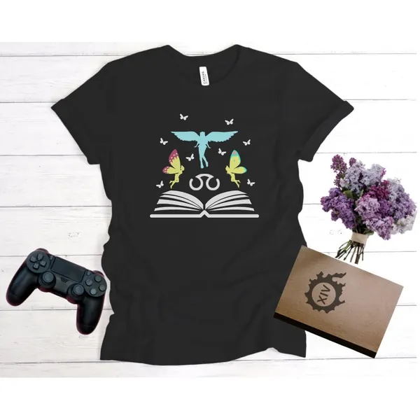 FFXIV Scholar T-Shirt | Final Fantasy XIV | SCH Shirt | Shirt for Gamer | Selene | Fairies | Eos