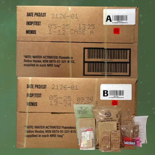 COMBAT SNACKS ( TWO BOX! )