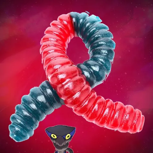 Who up playin with they worm?