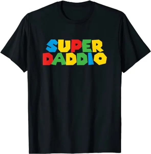 Gamer Funny Super Dad - Funny Daddio From Wife  Kids T-Shirt