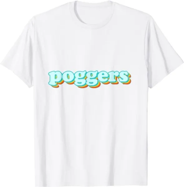 Poggers Funny Gamer Smile Meme T-Shirt