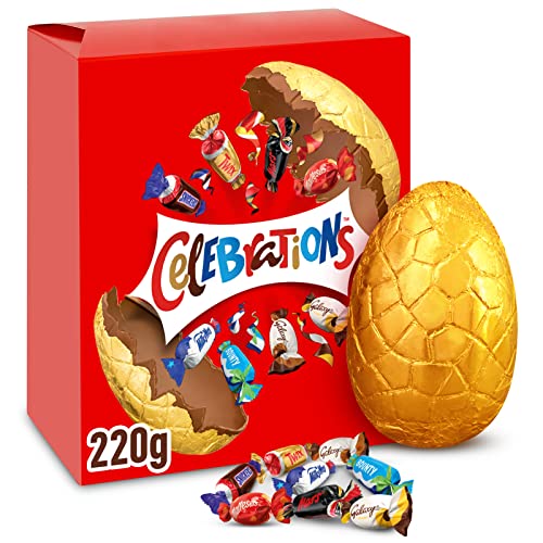 Celebrations Milk Chocolate Large Easter Egg, Easter Gifts, Chocolate Gift, 220g