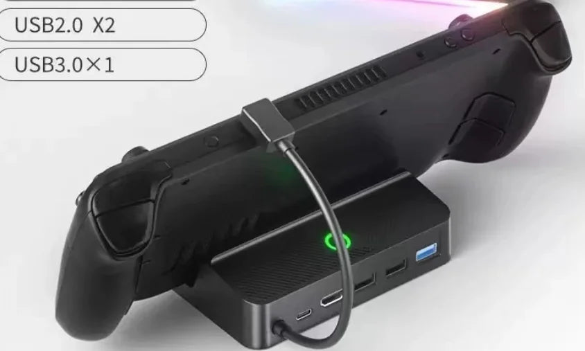 5 in 1 Stream Deck Docking Station WAN 4k PD - SD base USB standard version 4K 30HZ (color light)