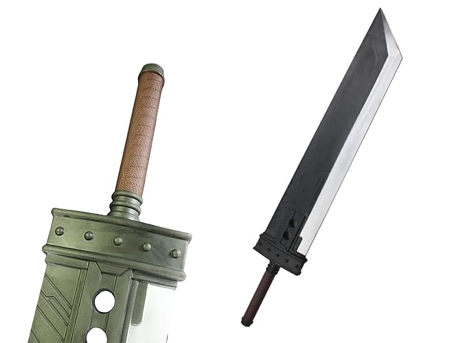 Blazing Steel Shop - Fantasy PU Foam Zweihander Broad Sword with Inner Core - Varies Style from 42.5" or 57" - 42.5 inch Buster Sword