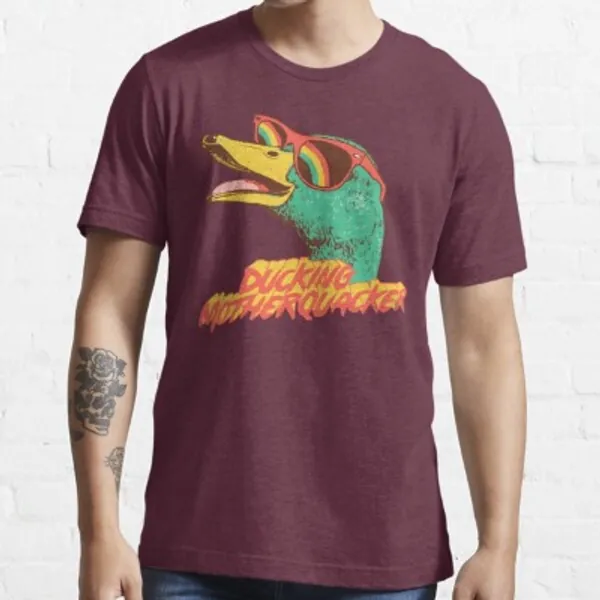 Ducking Motherquacker T-Shirt by Hillary White