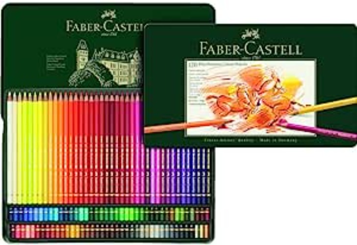 Faber-Castell Polychromos Artists' Color Pencils - Tin of 120 Colors - Premium Quality Artist Pencils - 1 Count (Pack of 120)