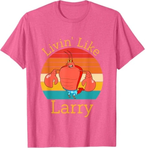 Living Like Larry Shirt Pink