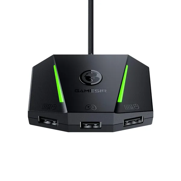 GameSir VX2 AimBox Game Console Keyboard and Mouse Adapter Wired Connection Converter Compatible with Nintendo Switch/Xbox Series X, Xbox One, PS4, PS5, with 3.5mm Audio - 