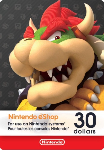 $30 Nintendo eShop Gift Card [Digital Code] - Digital Code 30 CAD