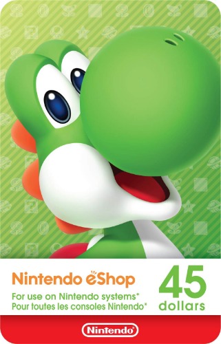 $45 Nintendo eShop Gift Card [Digital Code] - Digital Code 45 CAD