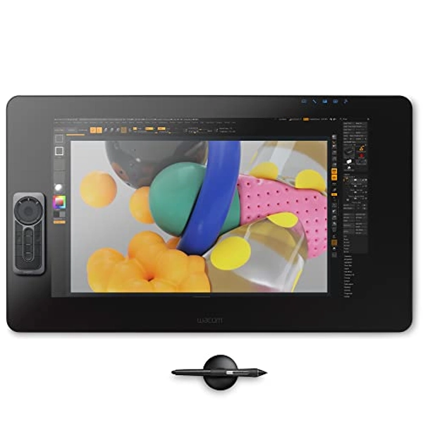 Wacom Cintiq Pro 24 Creative Pen and Touch Display – 4K graphic drawing monitor with 8192 pen pressure and 99% Adobe RGB (DTH2420K0), Black - 24 inch touch - Monitor