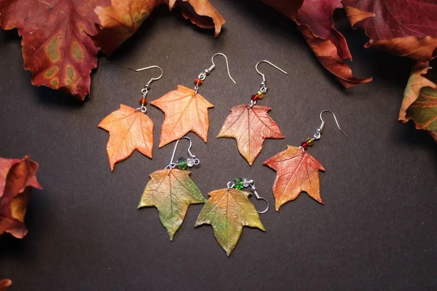 Autumn Leaf Earrings