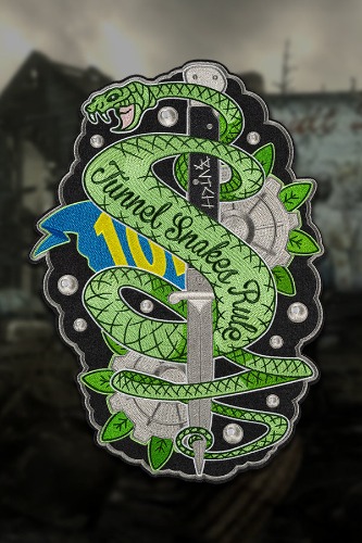 Fallout Tunnel Snakes Rule Chain Stitch Patch | Default Title