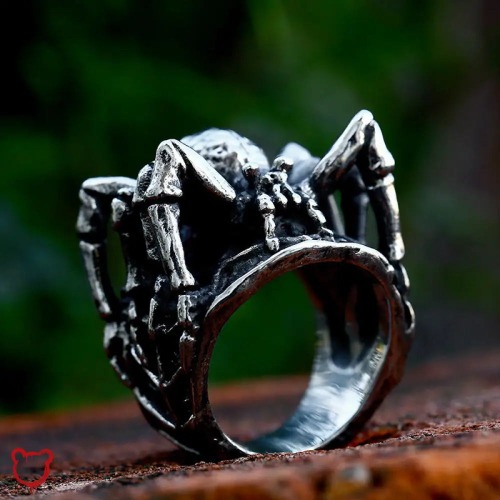 Spider Gothic Ring - 10 / Spider