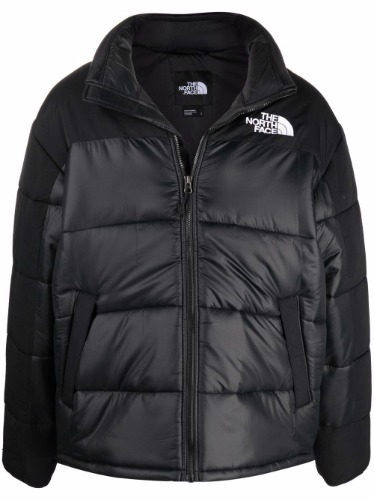 The North Face embroidered-logo Padded Coat - Farfetch