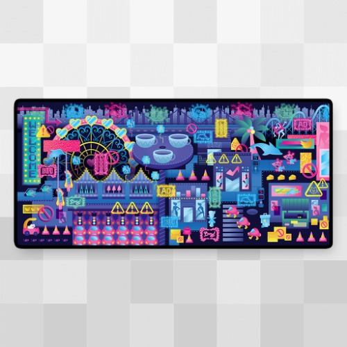 Cyber City Desk Mat | Default Title