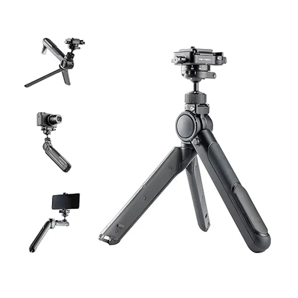 PGYTECH MANTISPOD PRO Mini Camera & Cell Phone Tripod Stand | 7 Modes Small Travel Flexible Vlogging Tripod | DSLR Pocket Video Tripod Mount - Mantispod Pro