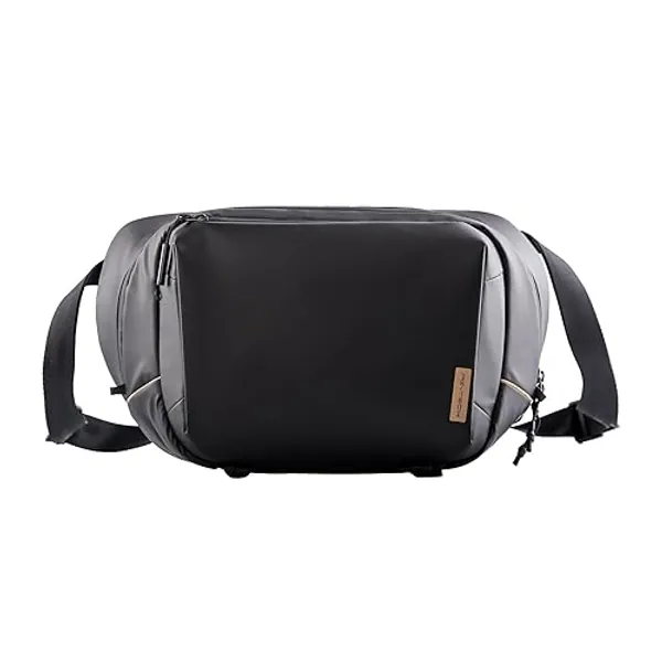 PGYTECH OneGo Solo V2 Camera Sling Bag, 10L Crossbody Camera Shoulder Bag for City Travel, Mirrorless Camera Bag for Sony/Canon/Nikon/DJI Mavic/Air/Mini/Tripod/Laptop, Black - 10L - Black