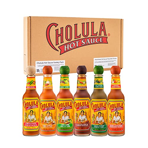 Cholula Authentic Mexican Hot Sauce, Variety Pack, 6 Count