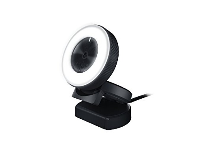 Razer Kiyo Streaming Webcam: 1080p 30 FPS / 720p 60 FPS - Ring Light w/ Adjustable Brightness - Built-in Microphone - Advanced Autofocus - Webcam