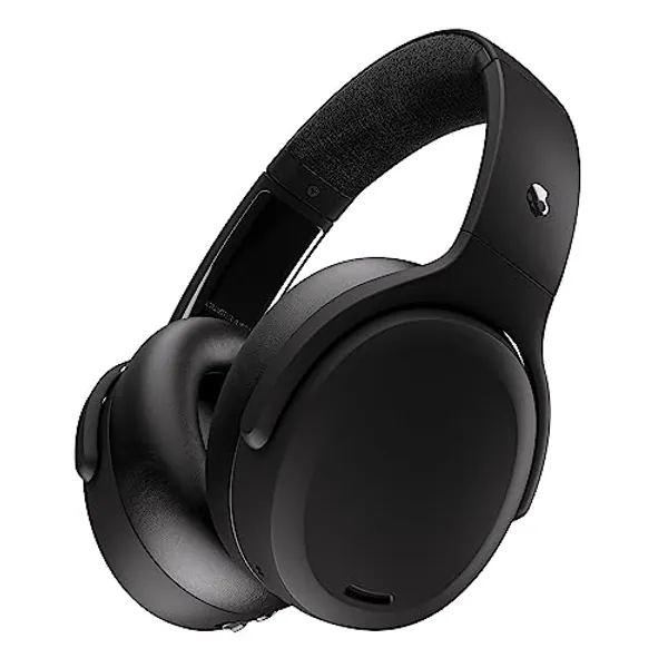 Skullcandy Crusher ANC 2 Over-Ear Noise Cancelling Wireless Headphones with Sensory Bass, 50 Hr Battery, Skull-iQ, Alexa Enabled, Microphone, Works with Bluetooth Devices - Black