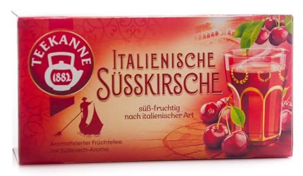Teekanne Italian Sweet Cherry tea 20 tea bags/1ct. Made in Germany