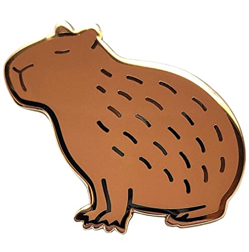 Pinsanity Cute Capybara Enamel Lapel Pin